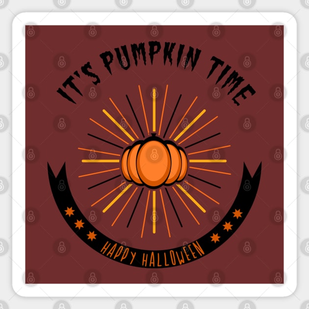 It's Pumpkin Time Sticker by TaliDe